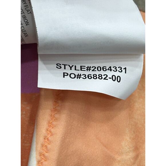 NWT PrAna Marine Street Swim Top High Neck Striped Swimming Bikini Top Size XL - Picture 6 of 7